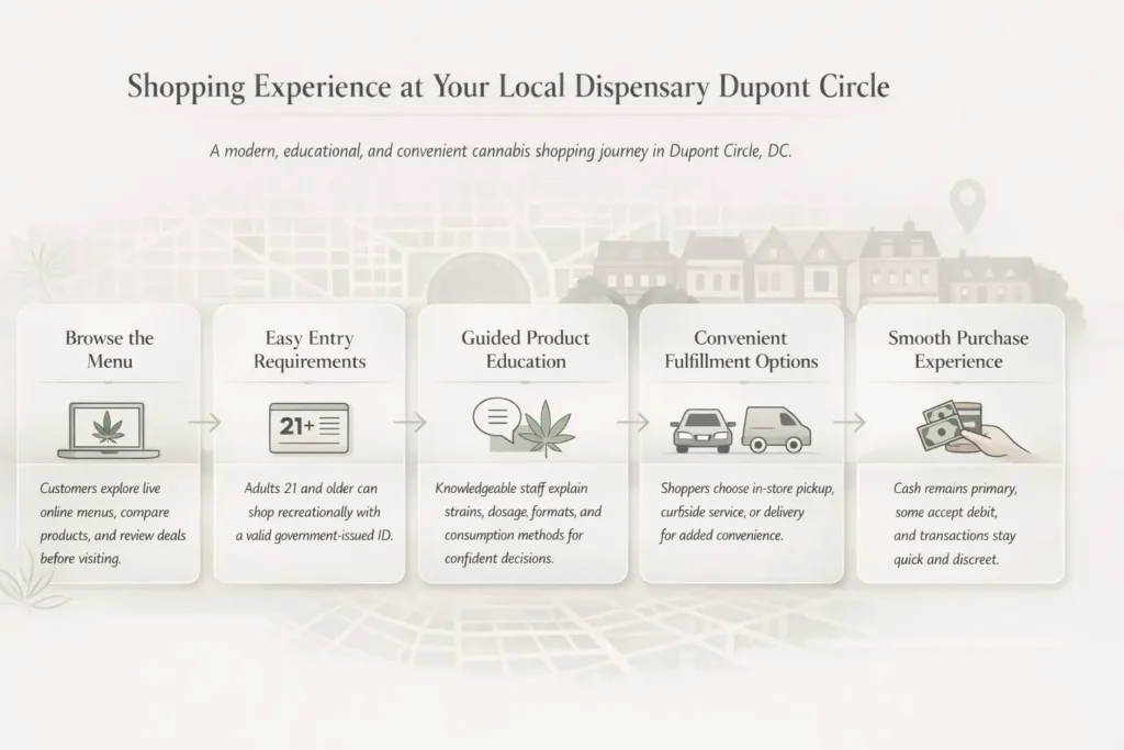 Online ordering DC weed menu