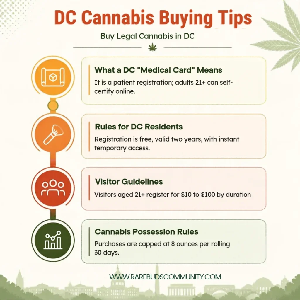 can you buy weed in dc without a medical card