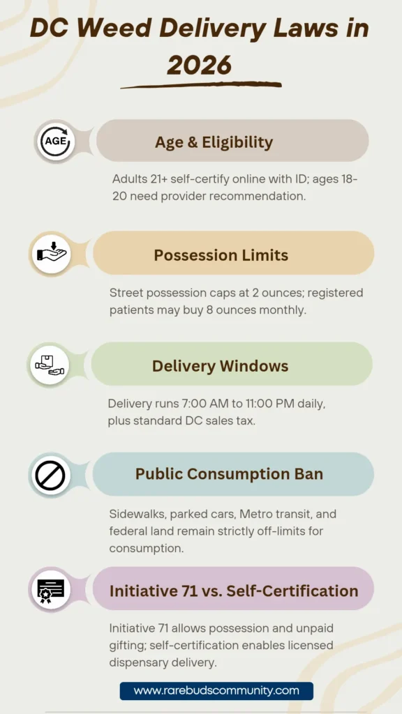 Guide for dc weed and cannabis delivery