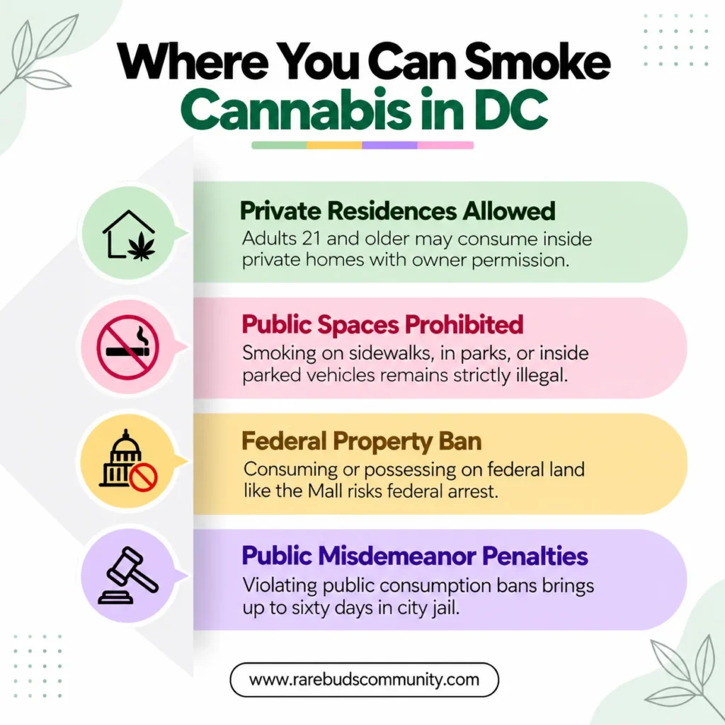 where can you smoke weed in dc